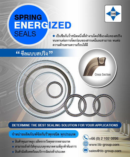 SPRING ENERGIZED SEALS